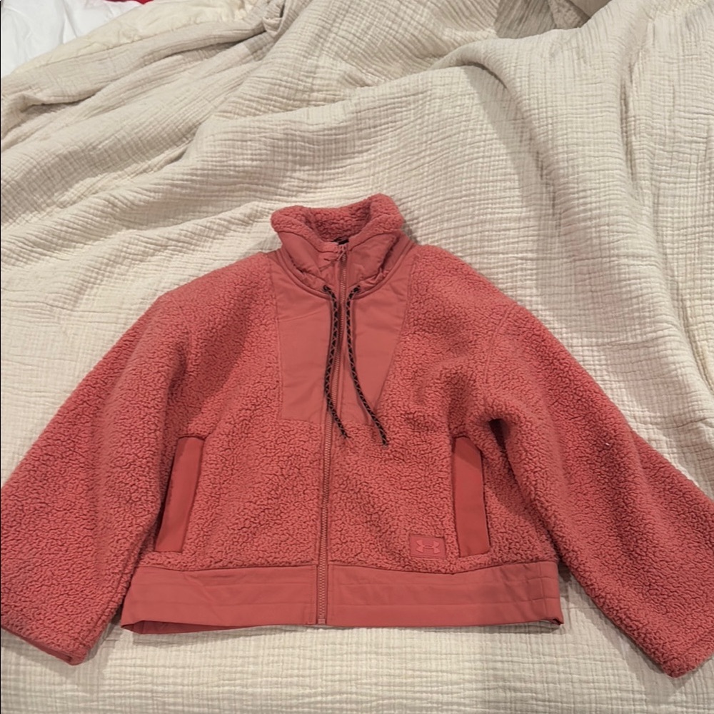 Cozy Coral Under Armour Sherpa Jacket